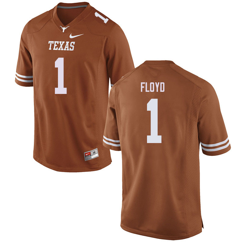 Men #1 DeGabriel Floyd Texas Longhorns College Football Jerseys Sale-Orange